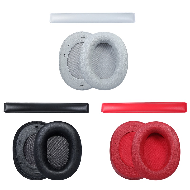 Cặp Đệm Bọc Bảo Vệ Tai Nghe Chụp Đầu Bằng Memory Foam Phối Da Thay Thế Tiện Dụng Cho Edifier W800BT