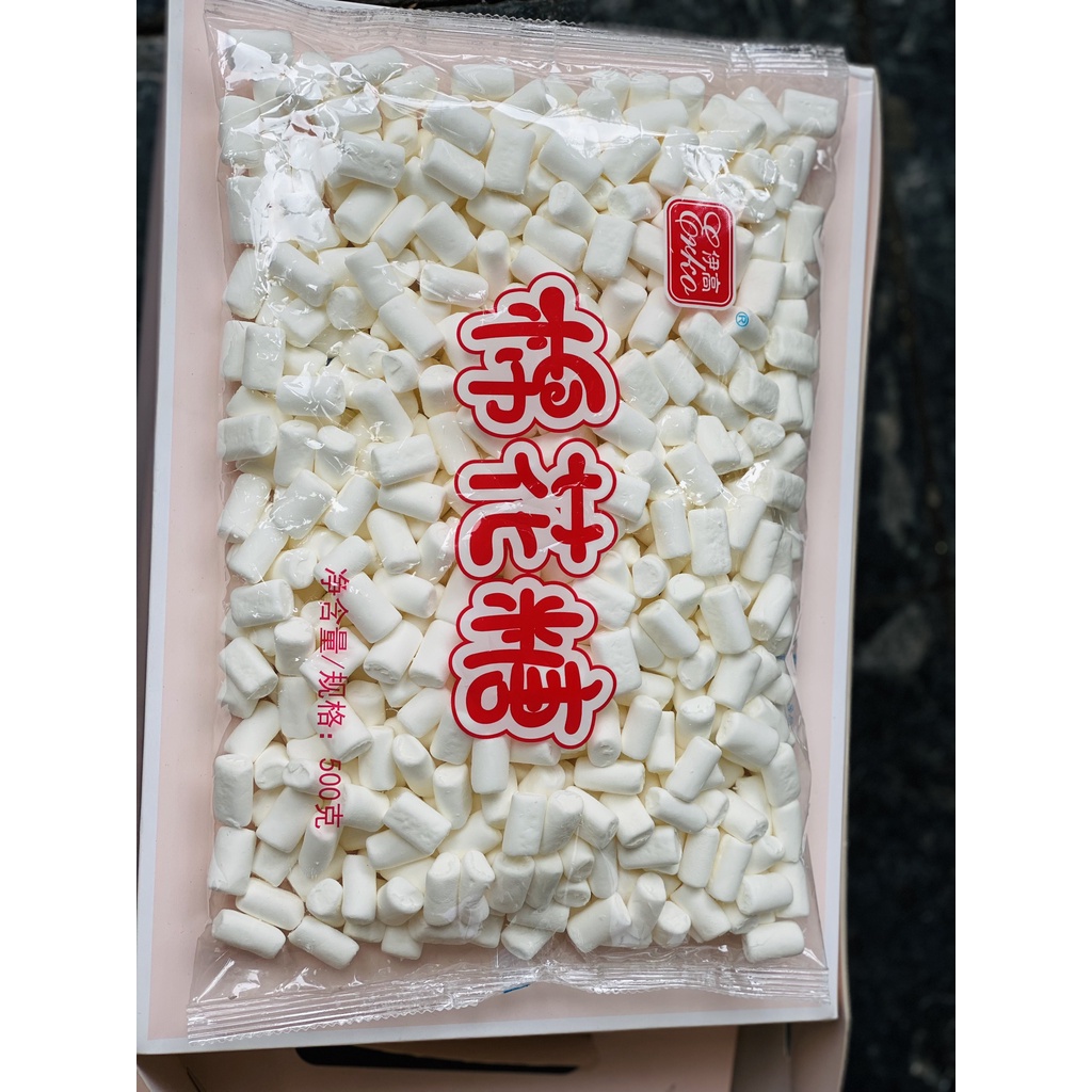 Kẹo bấc, kẹo marshmallow nougat trắng 500g