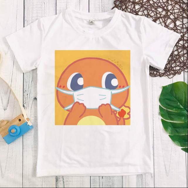 [nhiều mẫu lựa lựa] ÁO THUN HOẠT HÌNH DỄ THƯƠNG POKE TRẺ EM CHO CẢ GIA ĐÌNH AOMIVN V1812