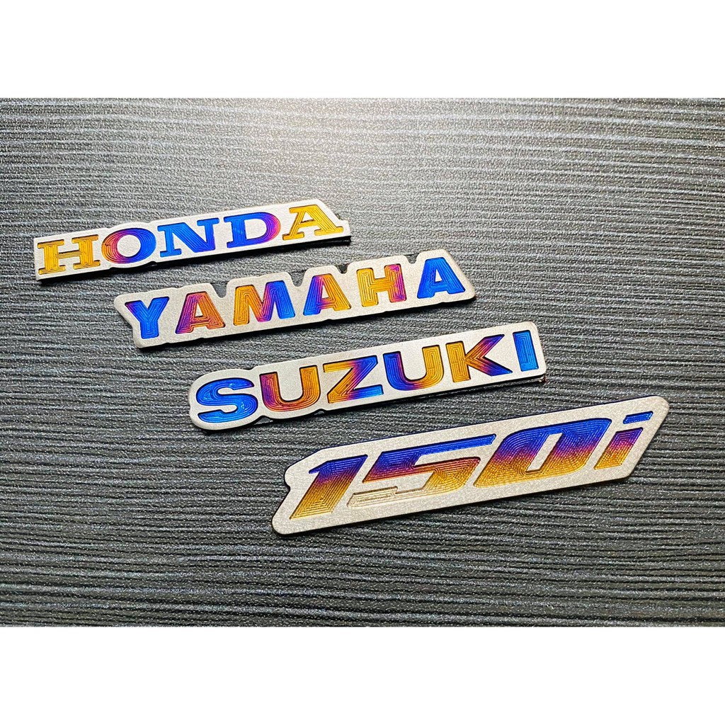 LOGO TITAN CHỮ YAMAHA, HONDA, SUZIKI, SỐ 150i