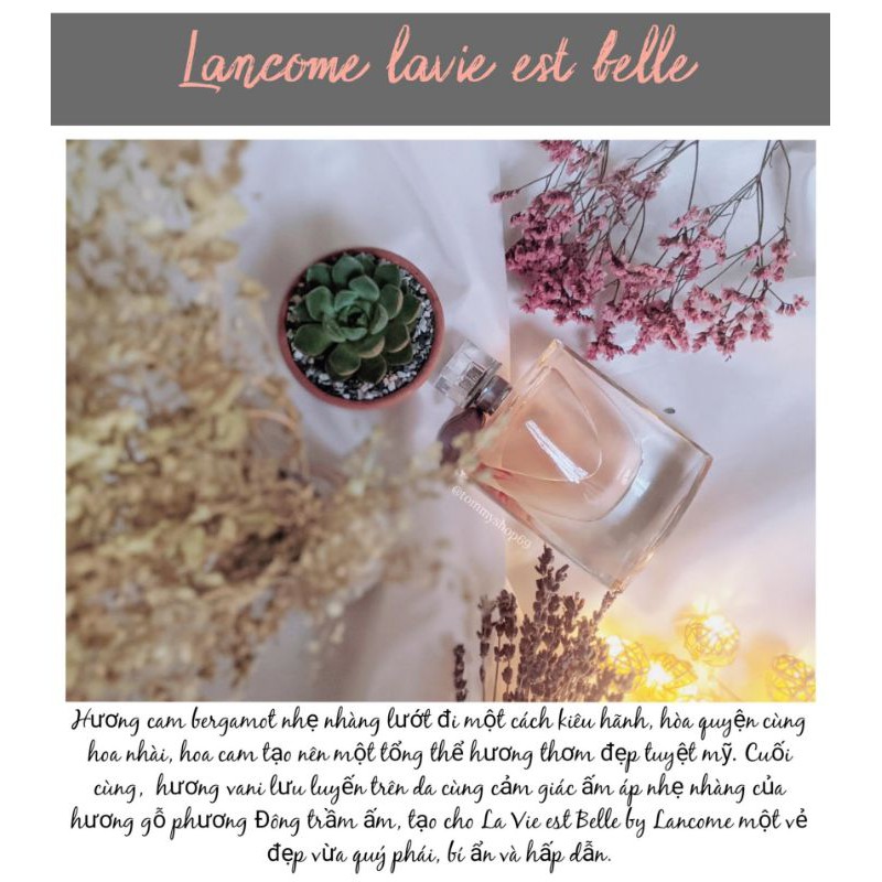 Ống thử/chiết nước hoa Lancome Lavie Est Belle EDP