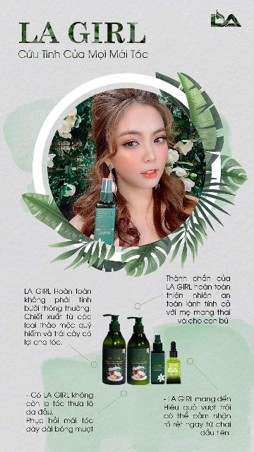 [Thanh Lý] Serum Xịt Dưỡng Tóc LA Girl X3 Thảo Mộc Lục Anh Date 12.2022 | BigBuy360 - bigbuy360.vn