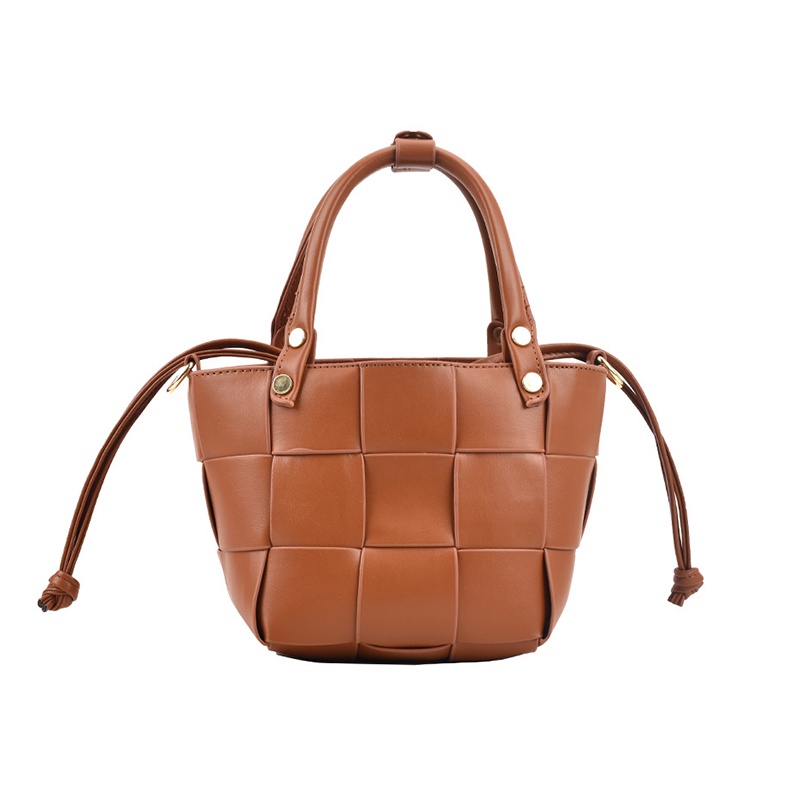 Túi Đeo Chéo Vải Dệt Màu Trơn Phong Cách retro Dành Cho Nữ