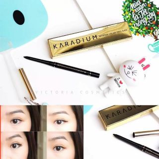 Chì Karadium Waterproof Eyeliner Pencil Black