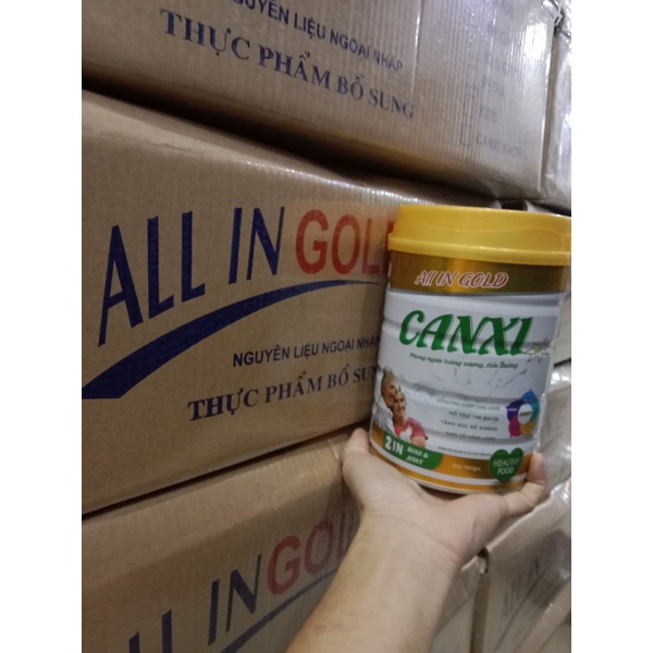 SỮA ALL IN GOLD CANXI GOLD DÀNH CHO NGƯỜI GIÀ LOÃNG XƯƠNG VÀ TIỂU ĐƯỜNG LON 900g - Date 2024