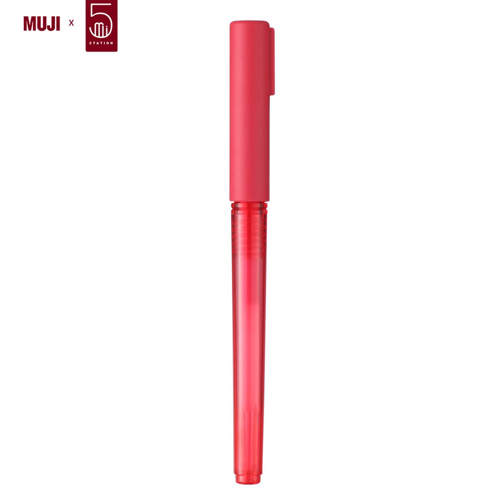 Bút Bi MUJI Xóa Được Nắp Đậy - Hàng Chính Hãng