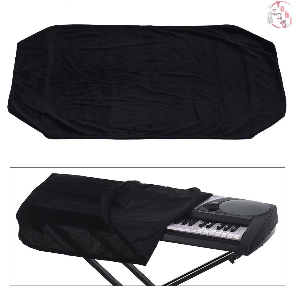 ♫ 61/76 Keys Electronic Piano Keyboard Dust Cover Black Soft Cloth Anti-Dust Protector Washable