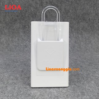 Bộ công tắc ngắt điện chìa khóa kiểu B LiOA 20A - Dùng cho nhà nghỉ, khách sạn