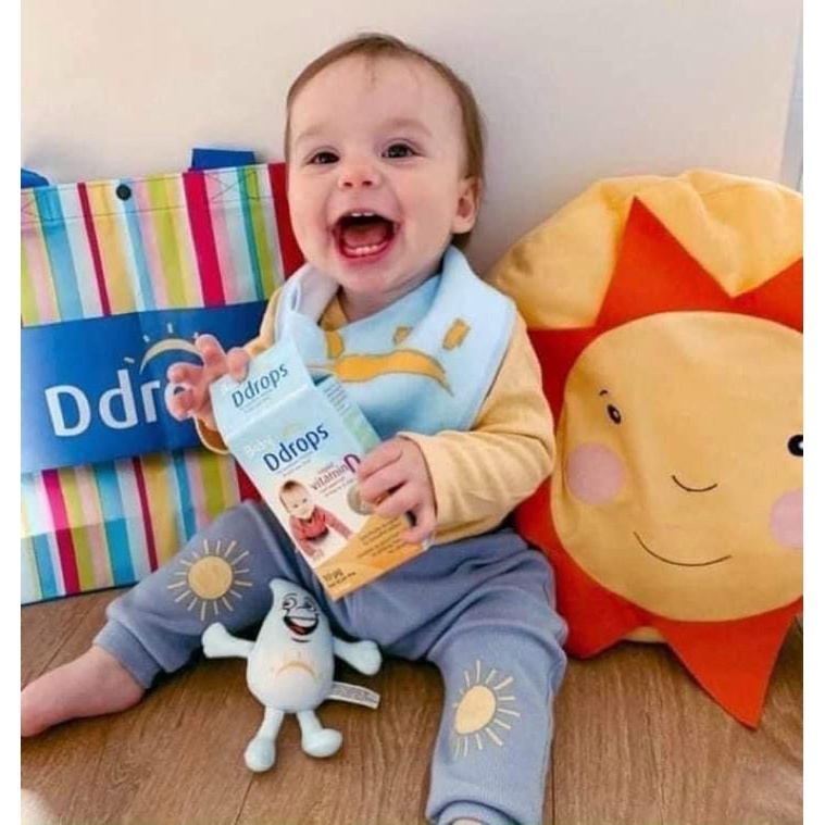 Baby Ddrops vitamin D3 400IU cho bé từ sơ sinh( 90 giọt )