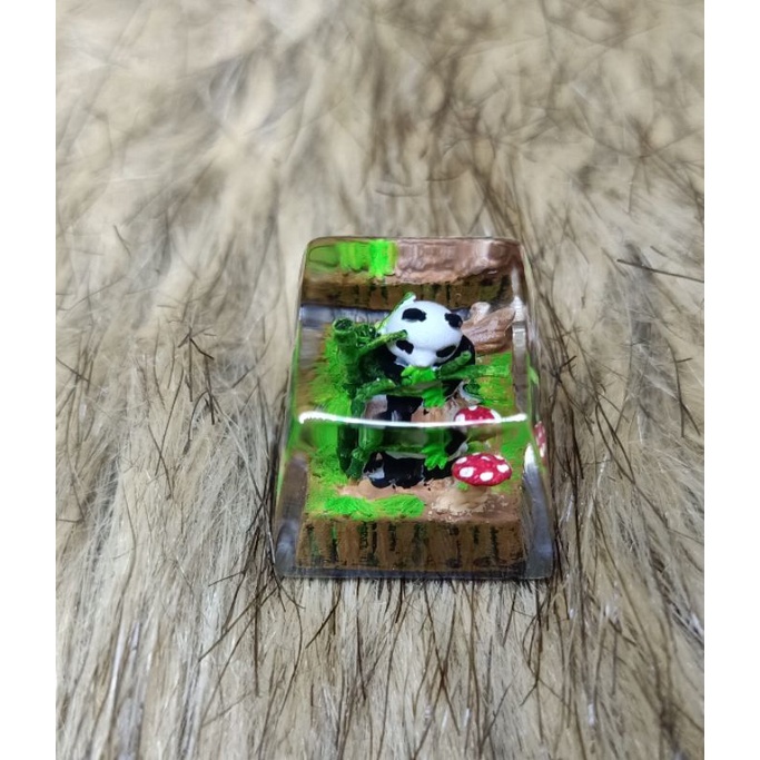 Keycap gấu trúc - nút bàn phím hình gấu trúc