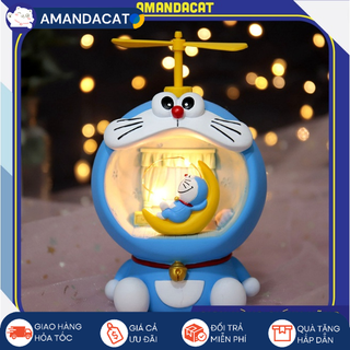 Đèn ngủ, Đèn trang trí hình Doraemon, Đèn LED DECOR phòng dễ thương, Đèn trang trí phòng, Doremon