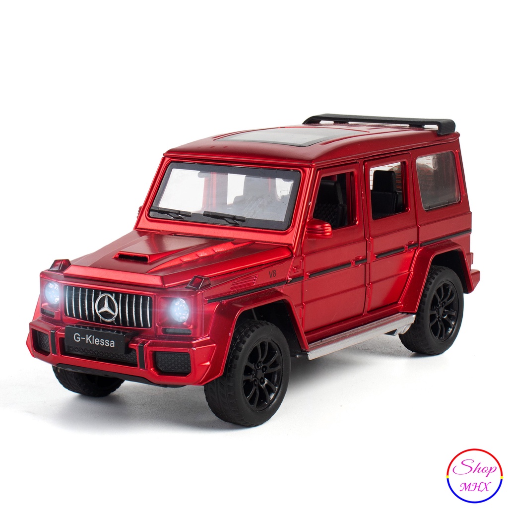 Xe đồ chơi mô hình sắt Mercedes-Benz G63 G-Klessa TẶNG KÈM BIỂN SỐ tỉ lệ 1:32 hãng CheZhi