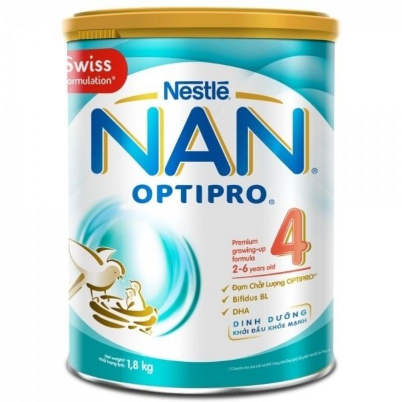 Sữa Bột Nestle NAN OPTIPRO 4 – Hộp 1.8kg