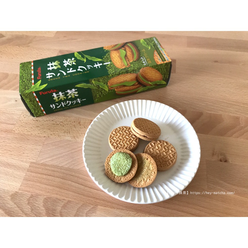 Bánh Furuta Green Tea Cookies vị Trà xanh hộp 120gr (10 bánh)