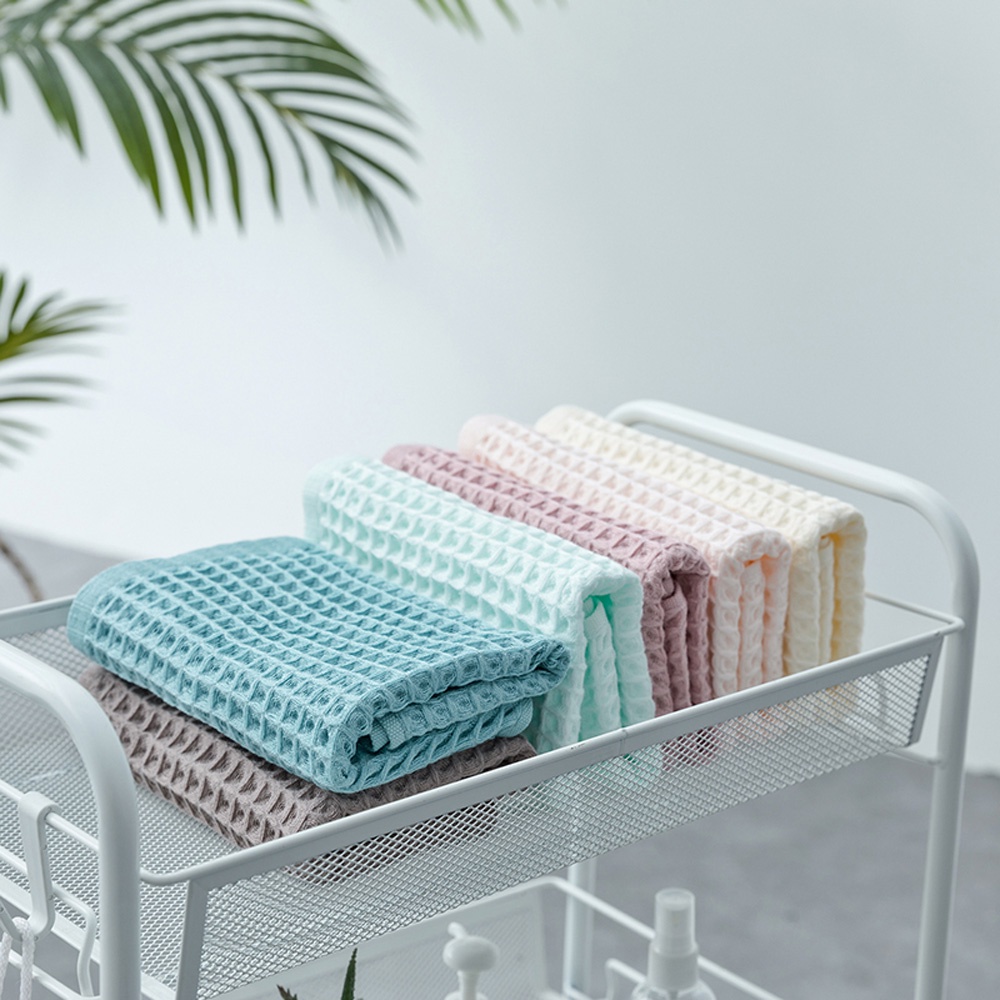 Khăn Lau Mặt Vải Cotton Cỡ Lớn Thấm Hút Tốt Chất Lượng Cao Cho Người Lớn