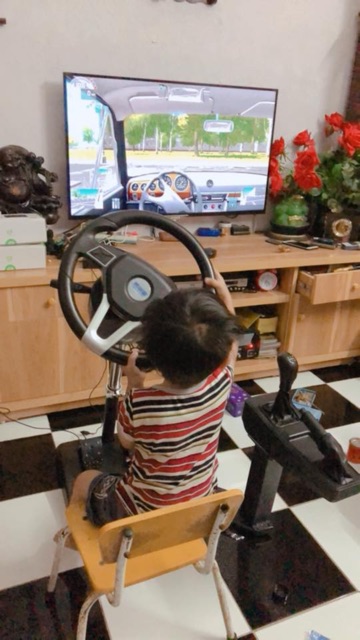 Vô lăng chơi game Victor 1 quay 900-1080 độ chơi game city car game ets2 need for speed học lái xe đua xe