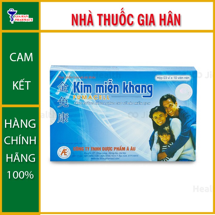 Kim Miễn Khang Hộp 30 Viên - Mua 6 Tặng Ngay 1 - Hỗ Trợ Vẩy Nến - Gia Hân Pharmacy