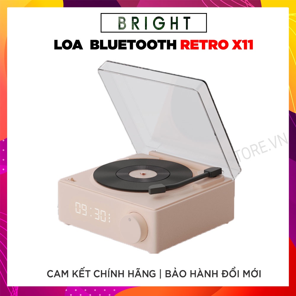 Loa Bluetooth Retro Giả Lập Đĩa Than X11  - Hàng Chính Hãng