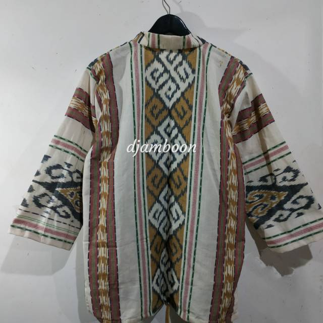 Áo Khoác Kimono Jepara P06 Họa Tiết Thổ Cẩm Độc Đáo