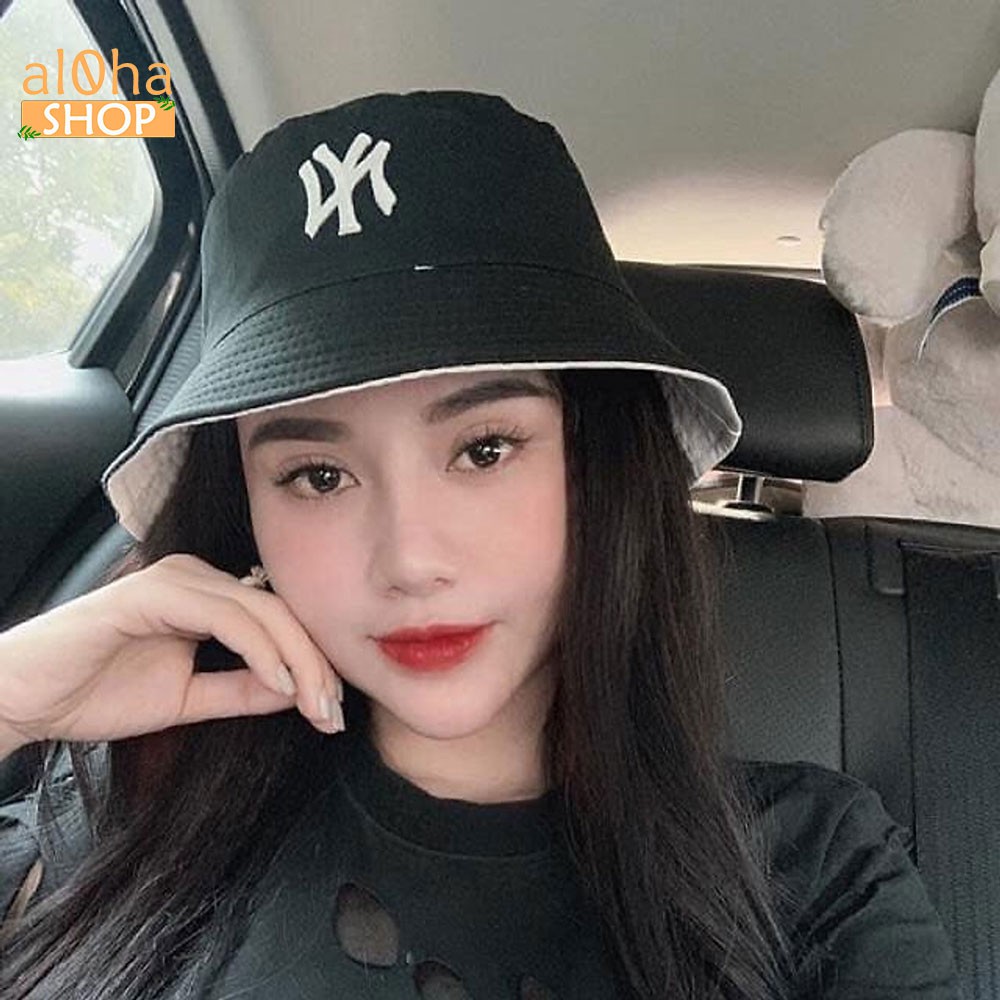 Nón bucket 2 mặt chữ NY - mũ tai bèo Ulzzang phong cách, cá tính Unisex nam nữ