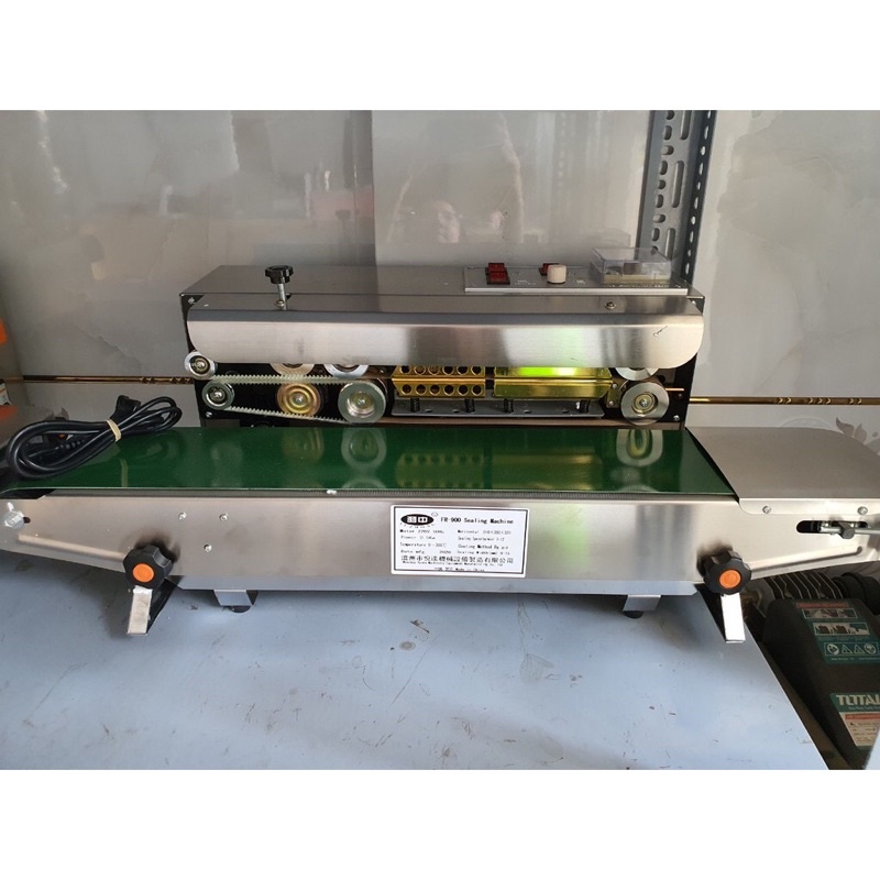 Máy hàn miệng túi liên tục FR900 inox