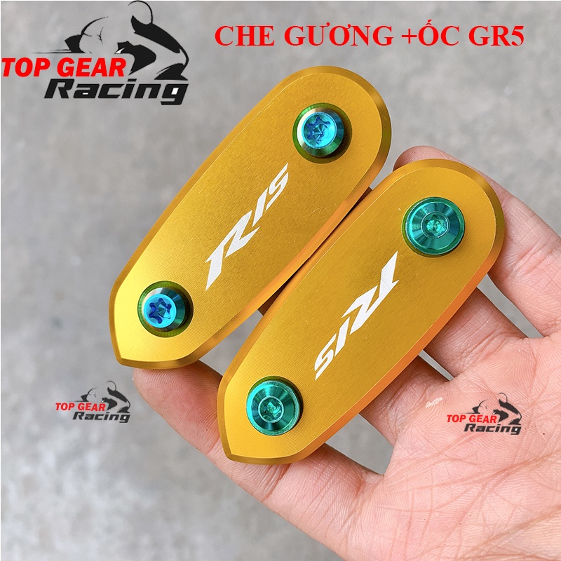 1 Đôi Che Chân Gương R15v3 Có Ốc Bắt Titan Gr5 SharkPower &lt;TOPGEAR&gt;