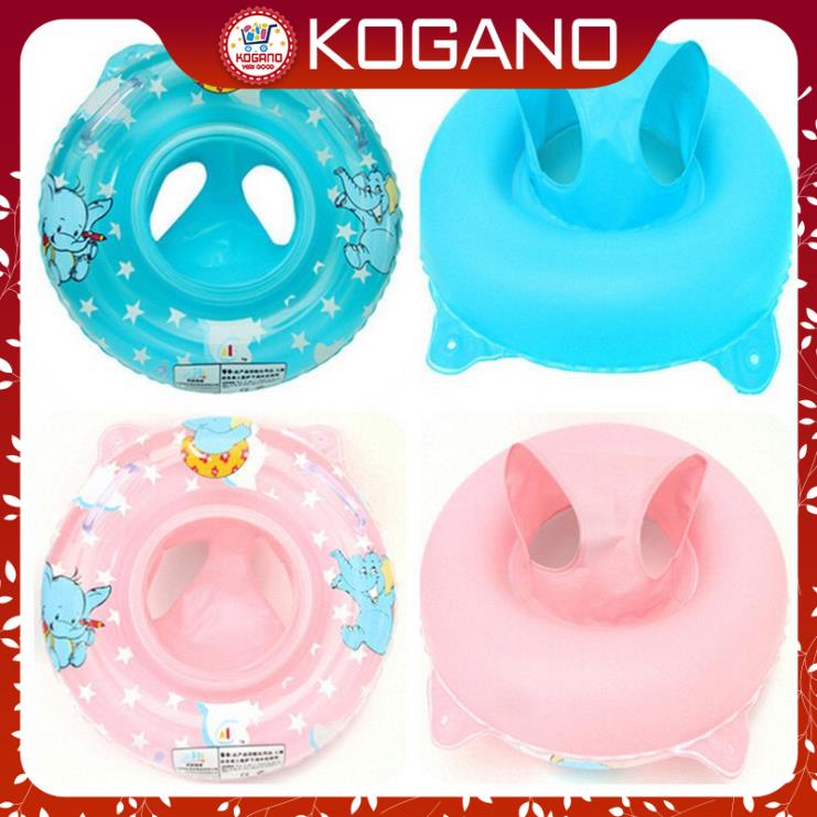 Phao Bơi Cho Bé KOGANO Phao Bơi Trẻ Em Xỏ Chân Chống Lật An Toàn Bơi Lội Họa Tiết Voi SS-001266
