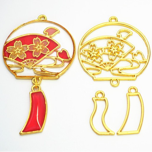 Khuôn resin làm móc khóa đèn tròn phong cách Nhật bản