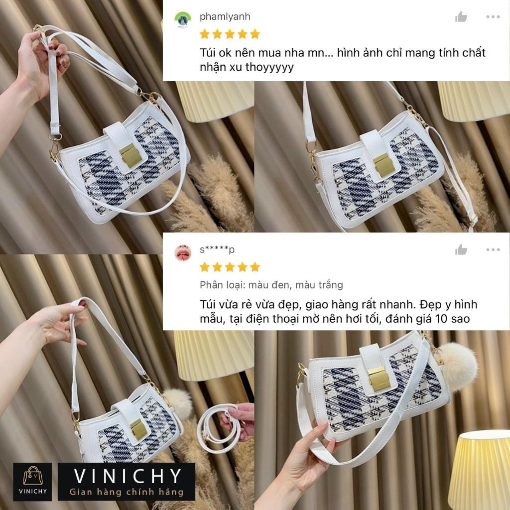 Túi xách nữ đeo chéo, túi đi chơi, đi học VINICHY, da đẹp, thời trang cao cấp size 22cm HA092