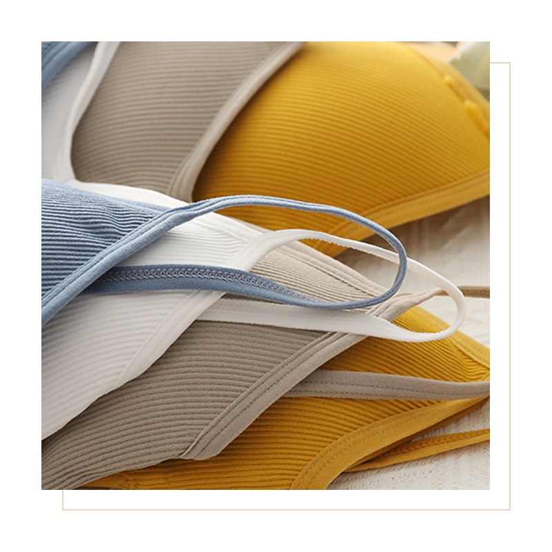 AOFEIQIKE Áo Lót Thể Thao Vải Cotton Thoáng Khí Thoải Mái Cho Nữ