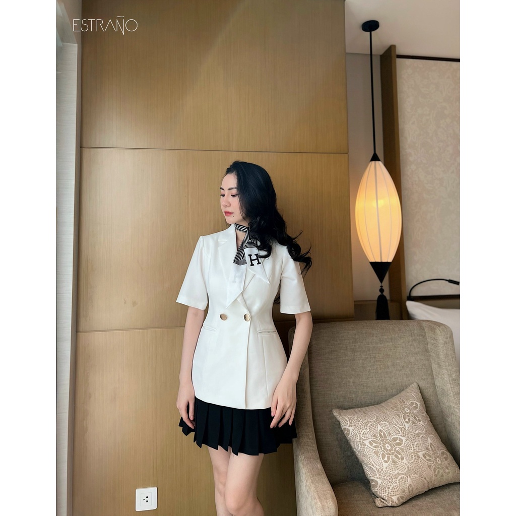 Set vest cao cấp thiết kế by ESTRANO - Lucie trắng sang trọng