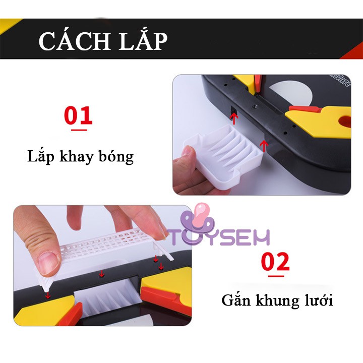 Đồ chơi trẻ em đánh bóng bàn khúc côn cầu trên băng dành cho 2 người toysem - Quà tặng sinh nhật, thôi nôi cho bé