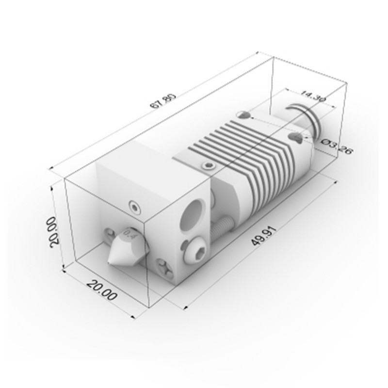 Đầu Phun Máy In 3d 24v Cho Máy In 3d Anet Et Et4