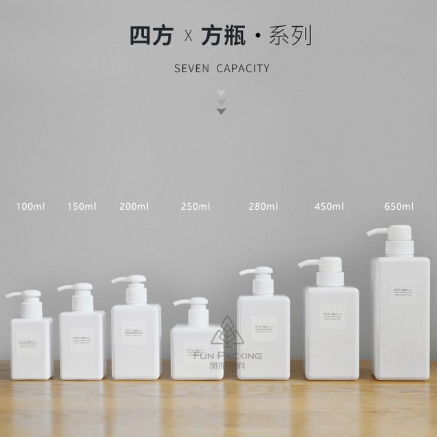 Quartet Chai Rỗng Dạng Nhấn Đựng Dầu Gội Đầu Dung Tích Lớn Chia Ngăn Đựng Mỹ Phẩm Mang Theo Du Lịch