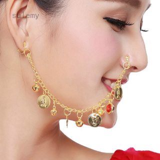 Khuyên mũi đính đá phong cách Ấn Độ