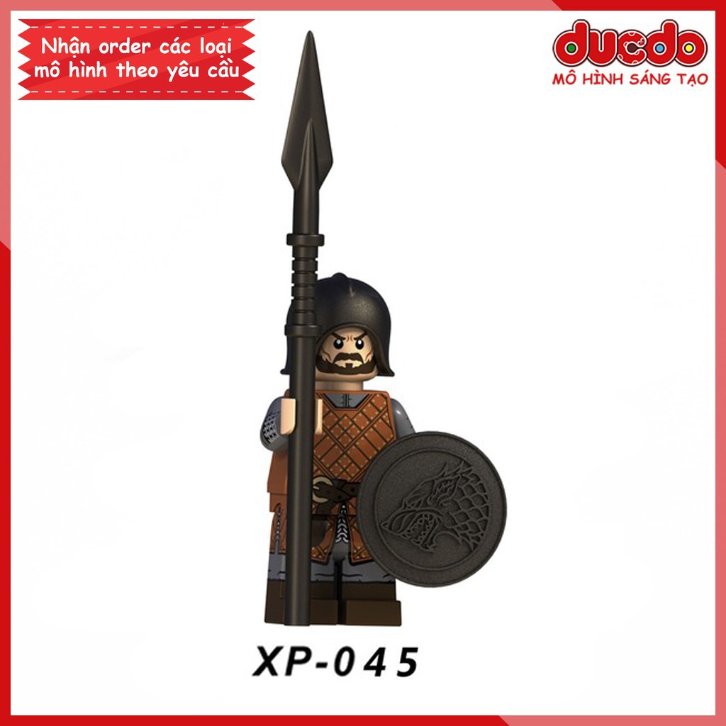 Minifigures lính trung cổ Trò chơi vương quyền - Đồ chơi Lắp ghép Xếp hình Mini Game of Thrones Koruit KT