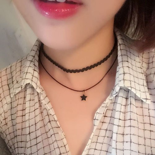 Vòng cổ nữ Choker thời trang cá tính nhiều mẫu đẹp sang trọng PK04