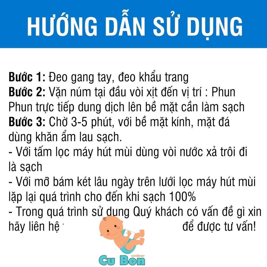 Tẩy dầu mỡ Dr.Beckmann Đức 250ml tẩy sạch bếp từ, bếp ga, lưới lọc máy hút mùi, tường ốp, chậu rửa bát an toàn tiện lợi