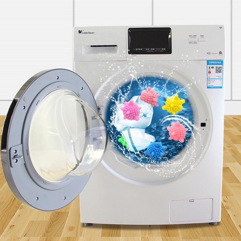 bóng giặt nhím cầu gai giặt để ồ máy giặt siêu sạch