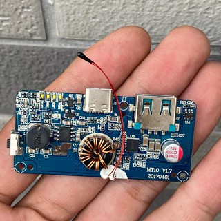 mạch sạc dự phòng sạc nhanh type c qc3.0 18w chính hãng romoss mt10