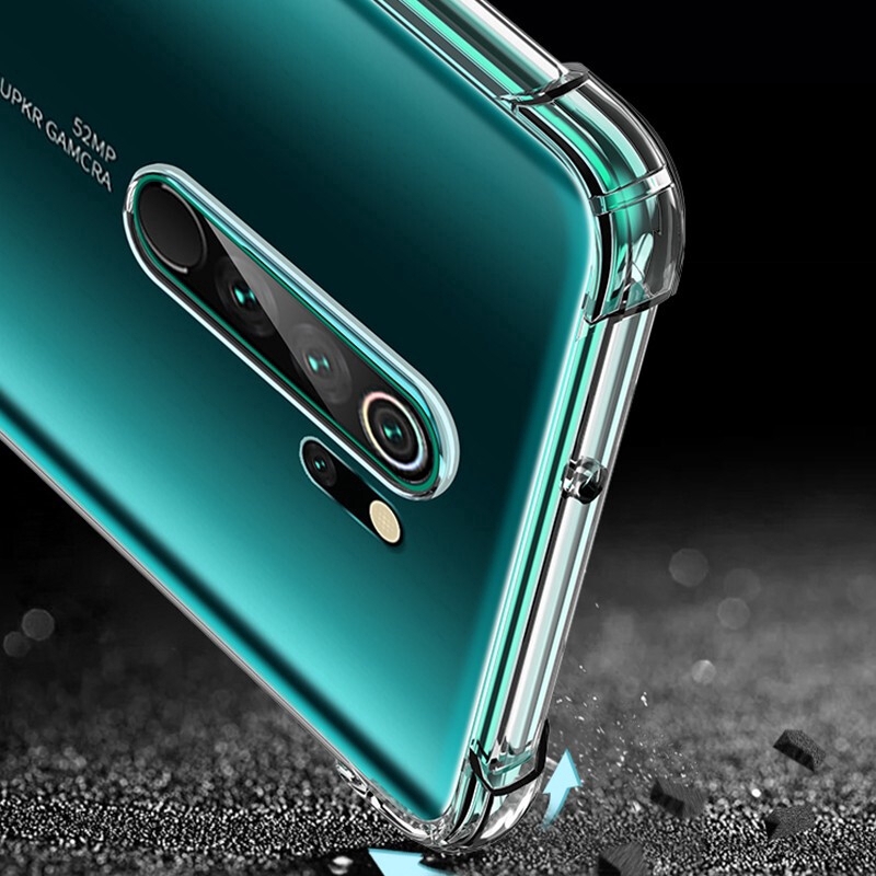 Ốp lưng mềm trong suốt chống sốc cho Xiaomi Mi 9T 10T Poco F1 F2 F3 X3 M3 Redmi Note 7 8 9 9S 10 Pro