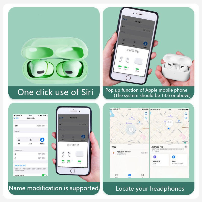 Tai Nghe Bluetooth Inpods Pro Bản Cảm Ứng, Pop-up Kết Nối, Hỗ Trợ Mọi Dòng Máy casealpha | BigBuy360 - bigbuy360.vn