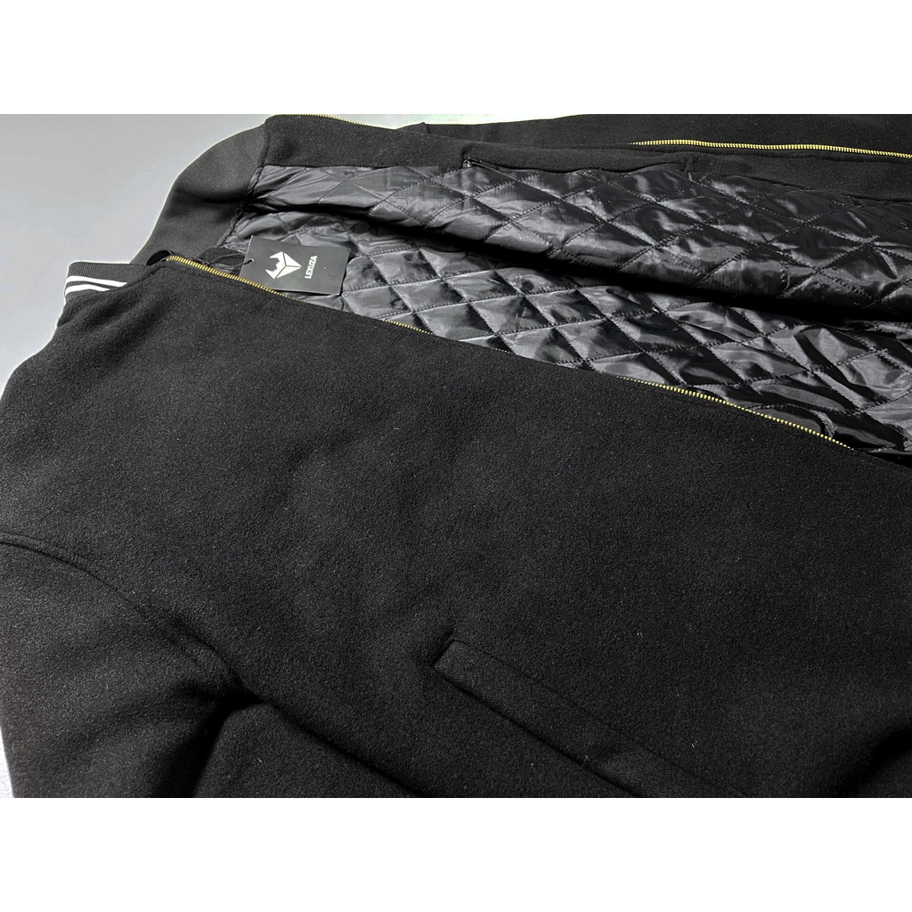 Áo khoác Bomber, áo bóng chày vải Dạ Lexuza 045