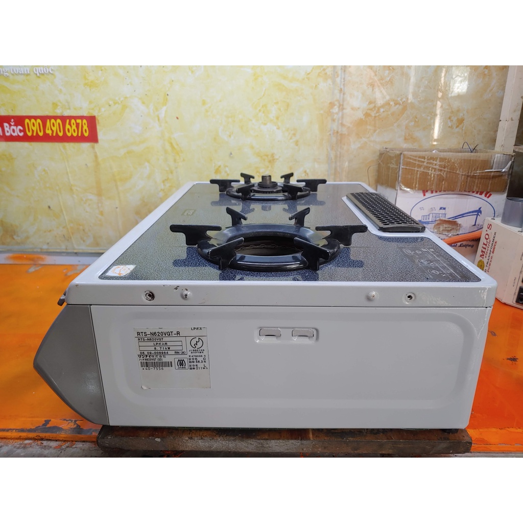 Bếp gas nội địa Nhật Rinnai N620VGT 008984 mặt kính Full chức năng Tặng Pin sạc giá 2,7tr