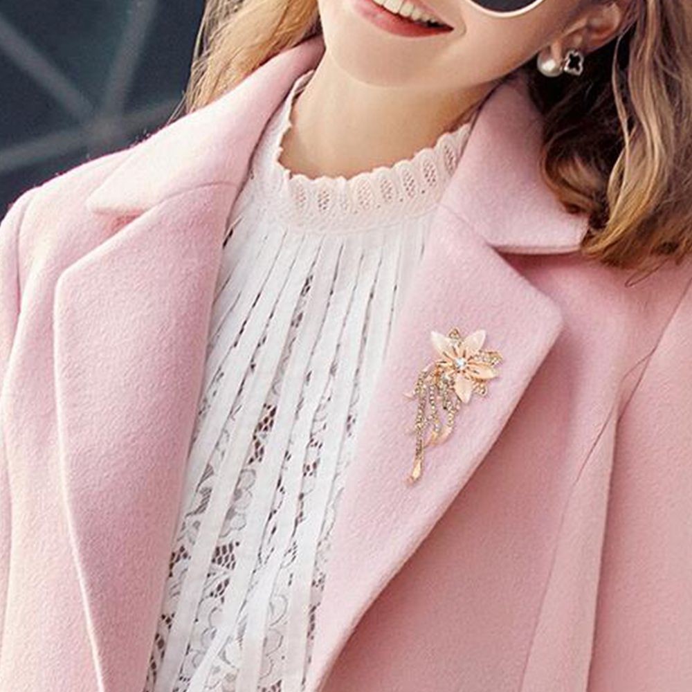 Flower Fashion Crystal Women Bridal Brooch Brooch