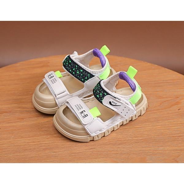 Dép sandal mũi cao 1 màu chống vấp, đế khâu, siêu nhẹ cho bé từ 1 đến 5 tuổi