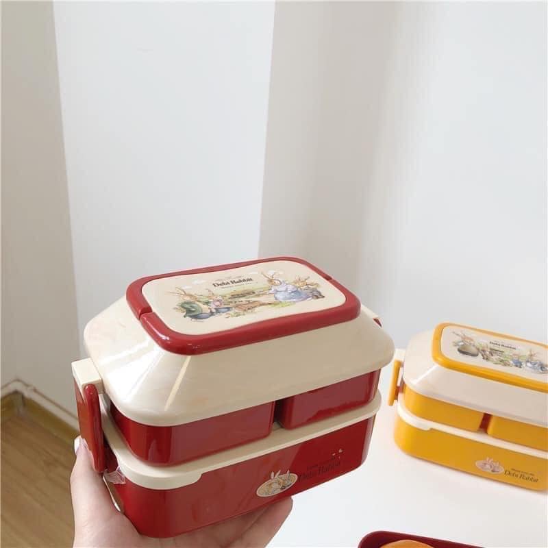 Hộp Cơm 2 Tầng Nhiều Ngăn Dung Tích 1L