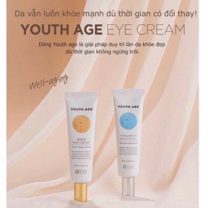 KEM DƯỠNG MẮT NÂNG CƠ YOUTH AGE GOLD +S.N.P