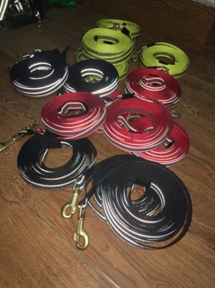 Dây dắt phản quang chó to huấn luyện móc đồng