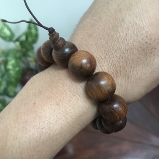 Vòng tay gỗ Tô Hợp Bách cổ thụ thơm ngọt - Núm Hồ Lô - Tài Lộc - 501